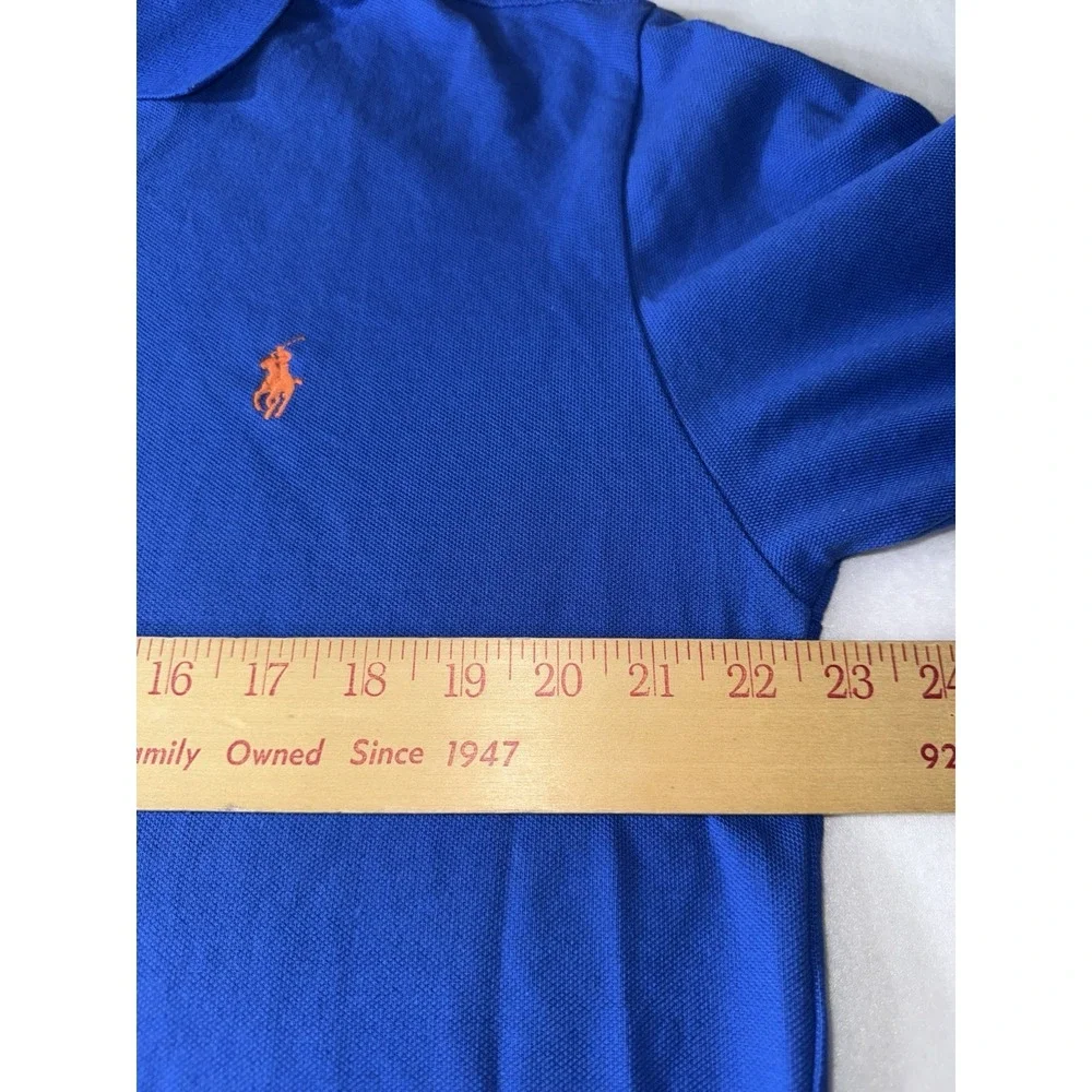 Polo Ralph Lauren Polo Shirt‎ Mens Blue XL Long Sleeve Logo Blue Collared